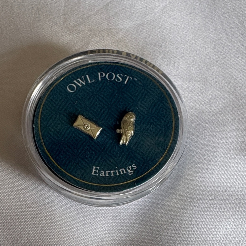 Alex and Ani Silver Owl Earrings